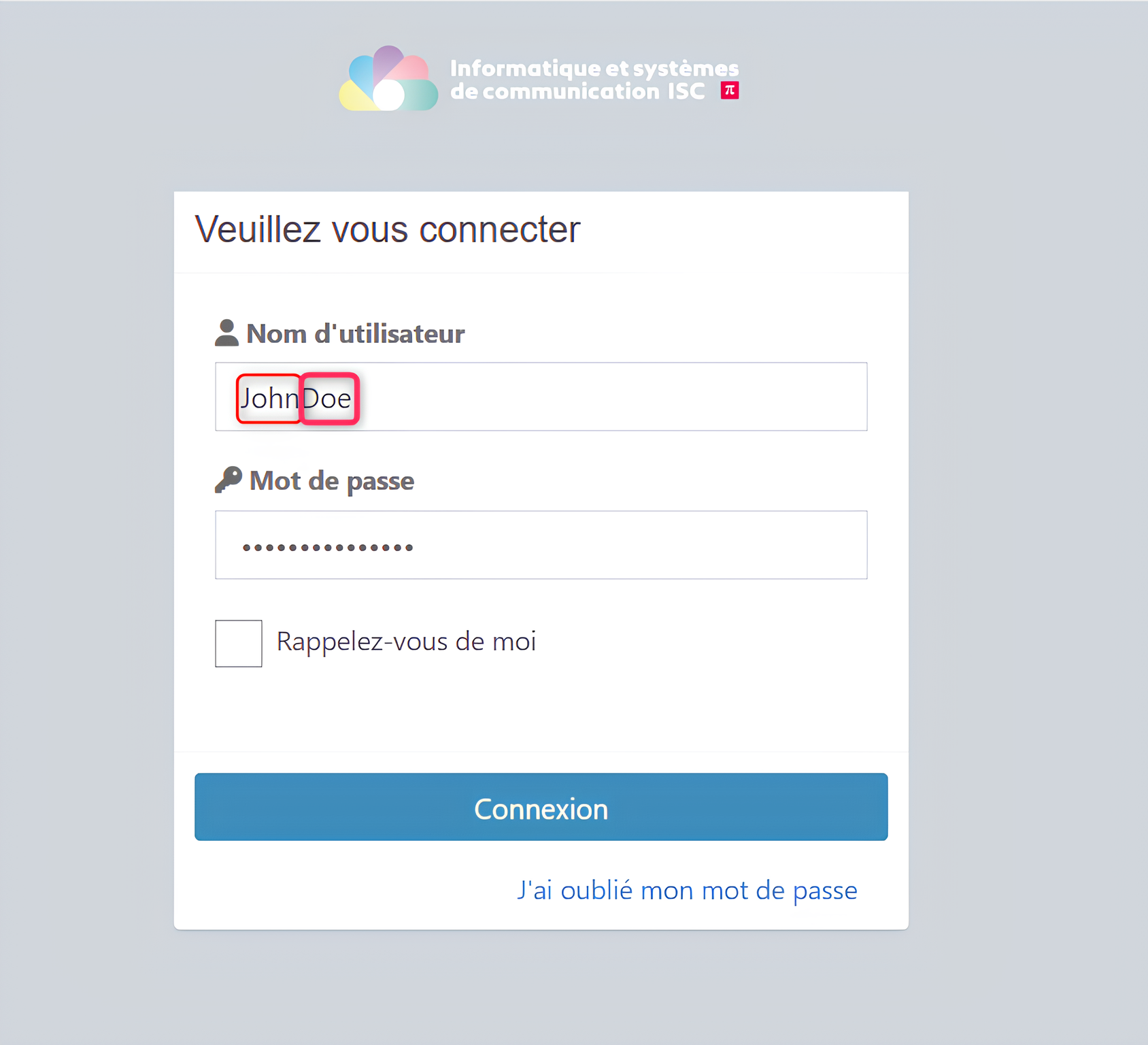 login
